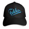 Fokker Logo Baseball Cap Hat Unisex Military Cap Unisex Hat Unisex For The Sun Hats for Unisex Golf Wear Unisex Womens