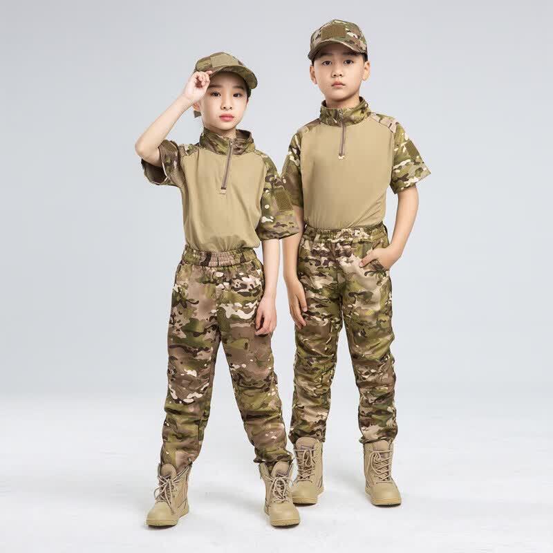 Set Uniforme Mimetica Tattica per Bambini