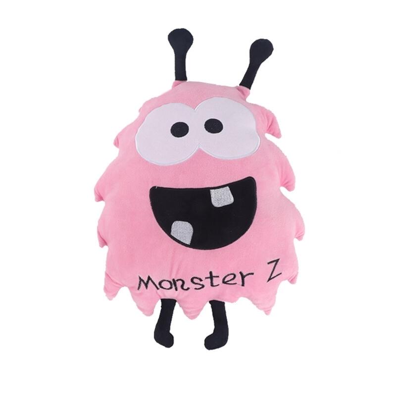 

Plush Monster Pillow Doll Halloween Party Props Cushion Stuffed Toy Decor Home розовый