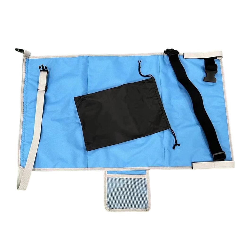 Kids Travel Airplane Bed Seat Extender Children Pedals Beds Portable Travel Accessory for Airplane Train High Speed Train Seats