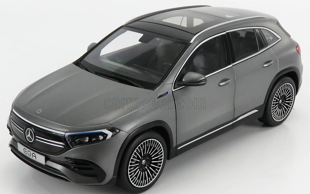 NZG EQA 2021 Scale Diecast Model Car Mercedes-Benz (H243) (Gray) 1/18