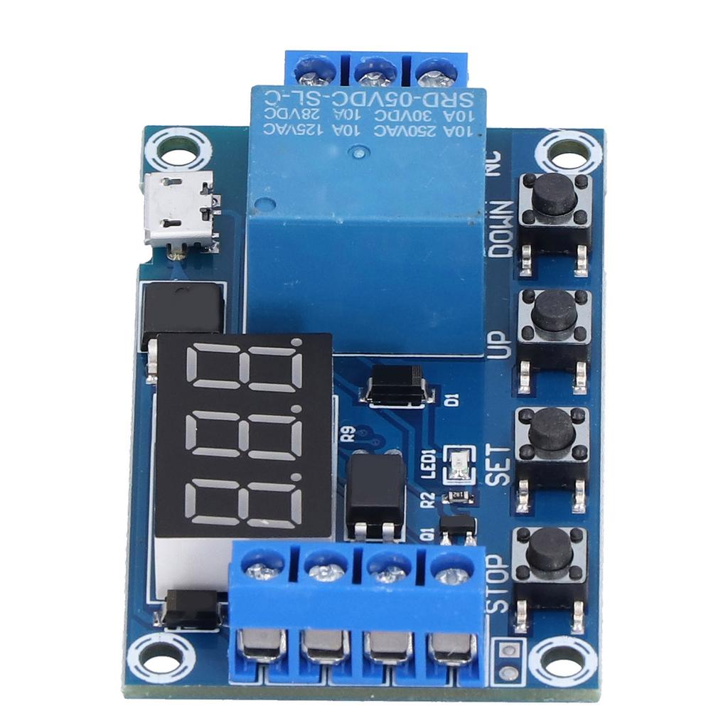 Timer Relay Module One Way Trigger Cycle Timing Delay Switch Circuit Board Accessories