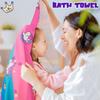 Kids Unicorn Beach Towel for Girls, Colorful Magic Design Quick-Dry Sand-Free Absorbent Bath Towel for Swim and Camping