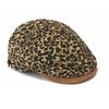 Retro Leopardendruck Progressivkappe Damen Britische Retro Maler Beret