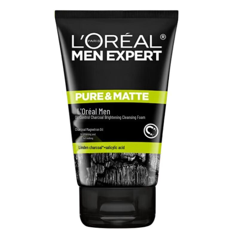L'Oreal Men's Oil Control Charcoal Cleansing Cream