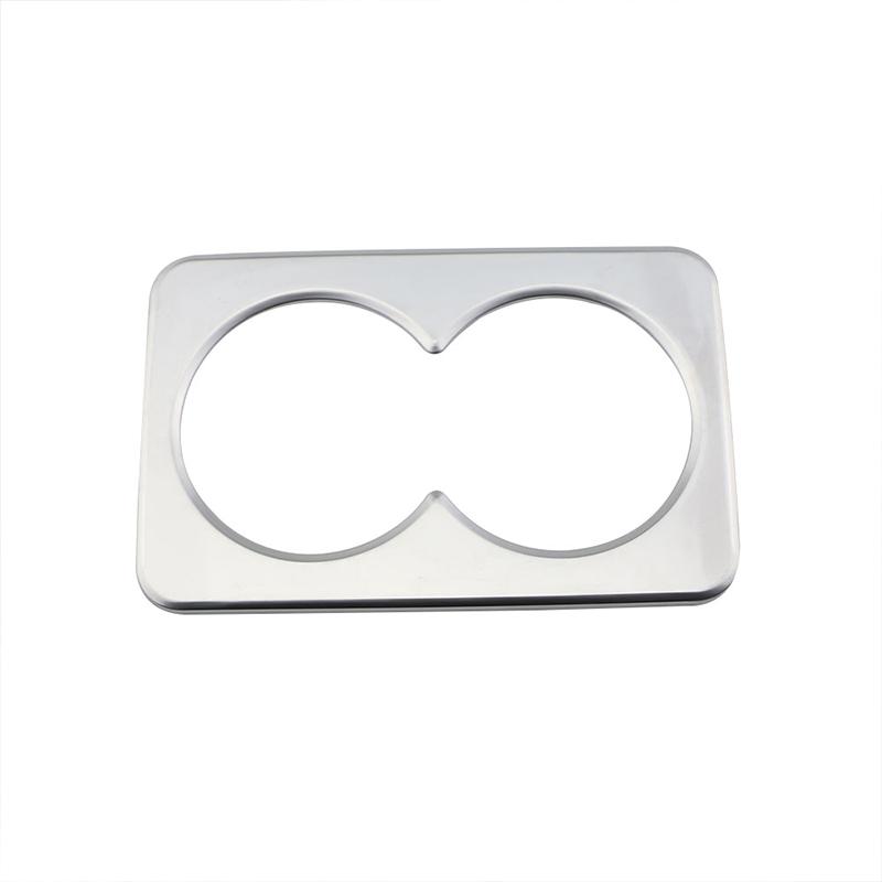 My Good Car Car Chrome Matte Rear Water Cup Holder Frame Trim Sticker for Nissan X-trail Xtrail T32 Rogue 2014 2015 2016