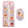 Cute Crayon Shin-chan 3D Silver Foil Window Glass Stickers - Crystal Decor for Girl Bag DIY Phone Album Decoration