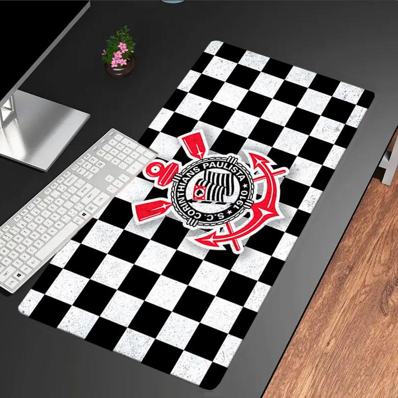 Sport Club Corinthians Paulista3 mouse pad, rubber base, esports desk mat, mouse pad for gamers and office use, gaming desk , easy to clean mat