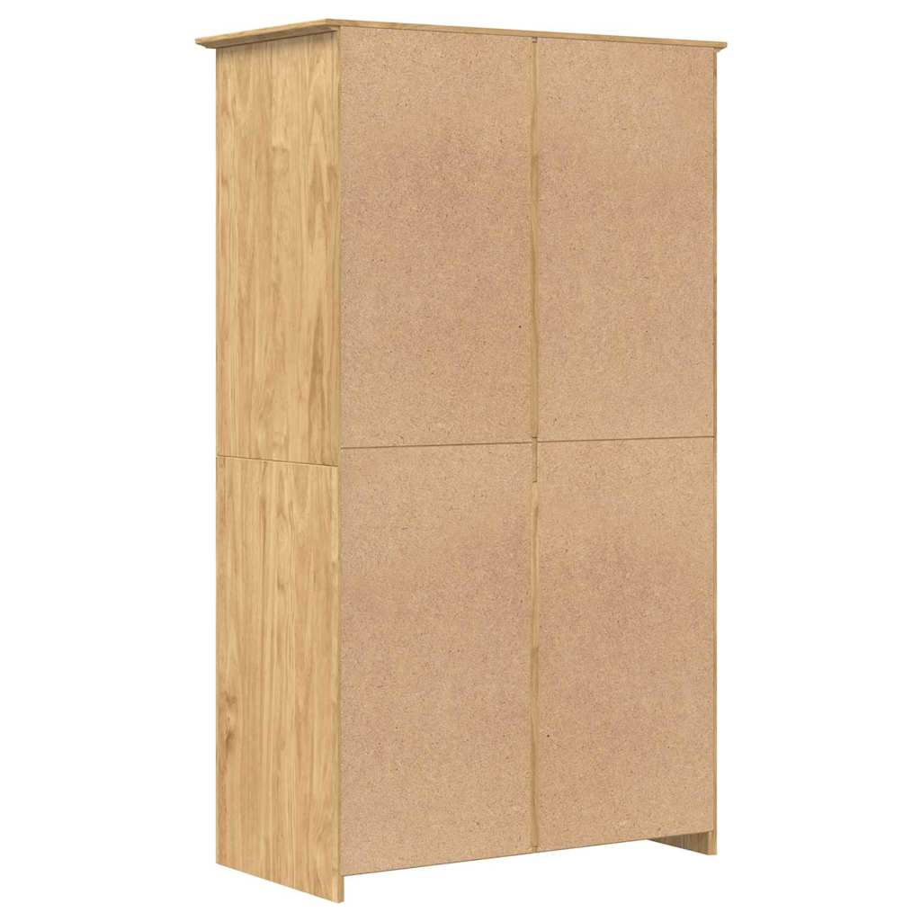 BODO Wardrobe Honey Brown 53.5 x 99 x 173 cm Particleboard
