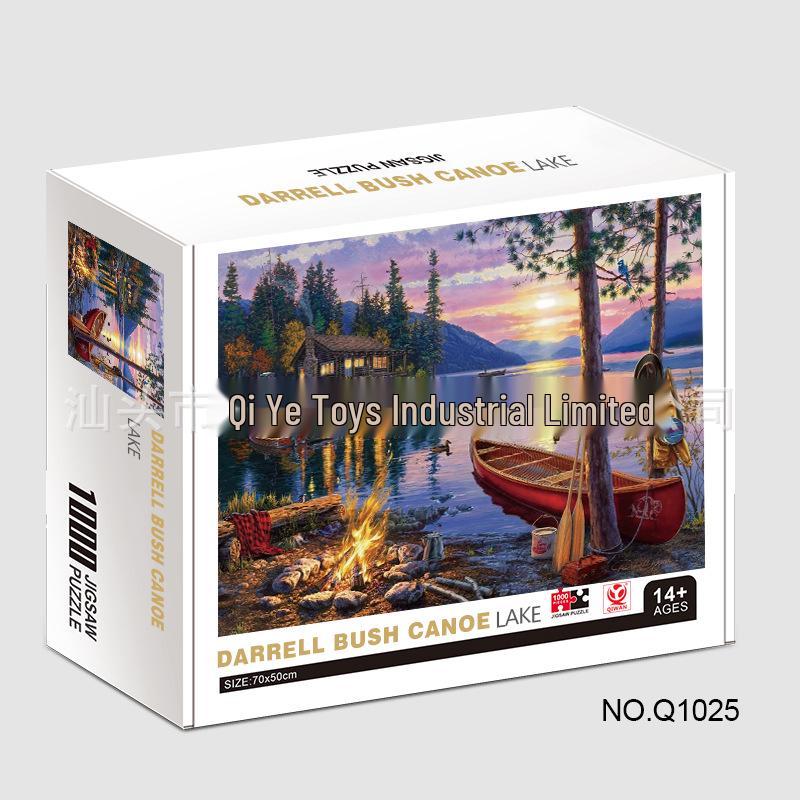 Qiwan 1000-Piece Animal & Landscape Jigsaw Puzzles for Adults & Kids