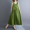 Sleeveless Plus Size Vintage New In Dresses for Women Casual Loose Long Summer Dress