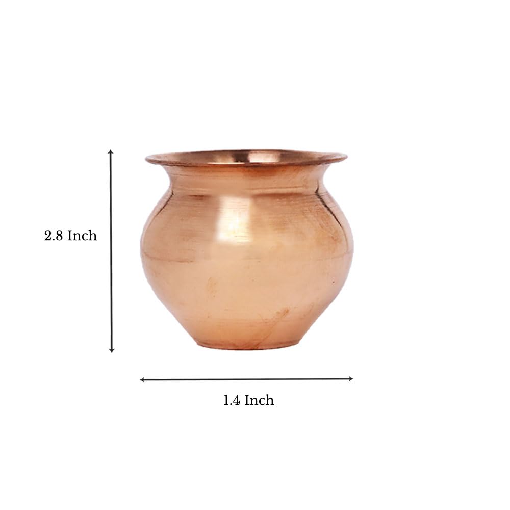 Copper Kalash for Pooja & Puja Mandir