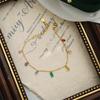 Bracciale Arcobaleno Zirconi 7 Colori Estate Dolce Sogno Coreano, Placcato Oro 18K