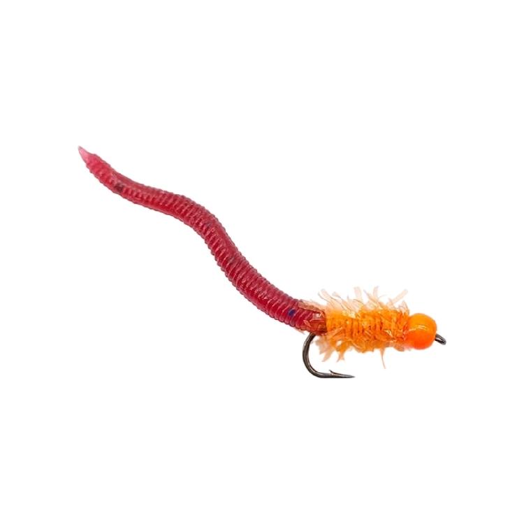 Soft Silicone Worms Fishing Lures Simulated Earthworms Baits with Hook Fishing Accessories Glowing Artificial Baits