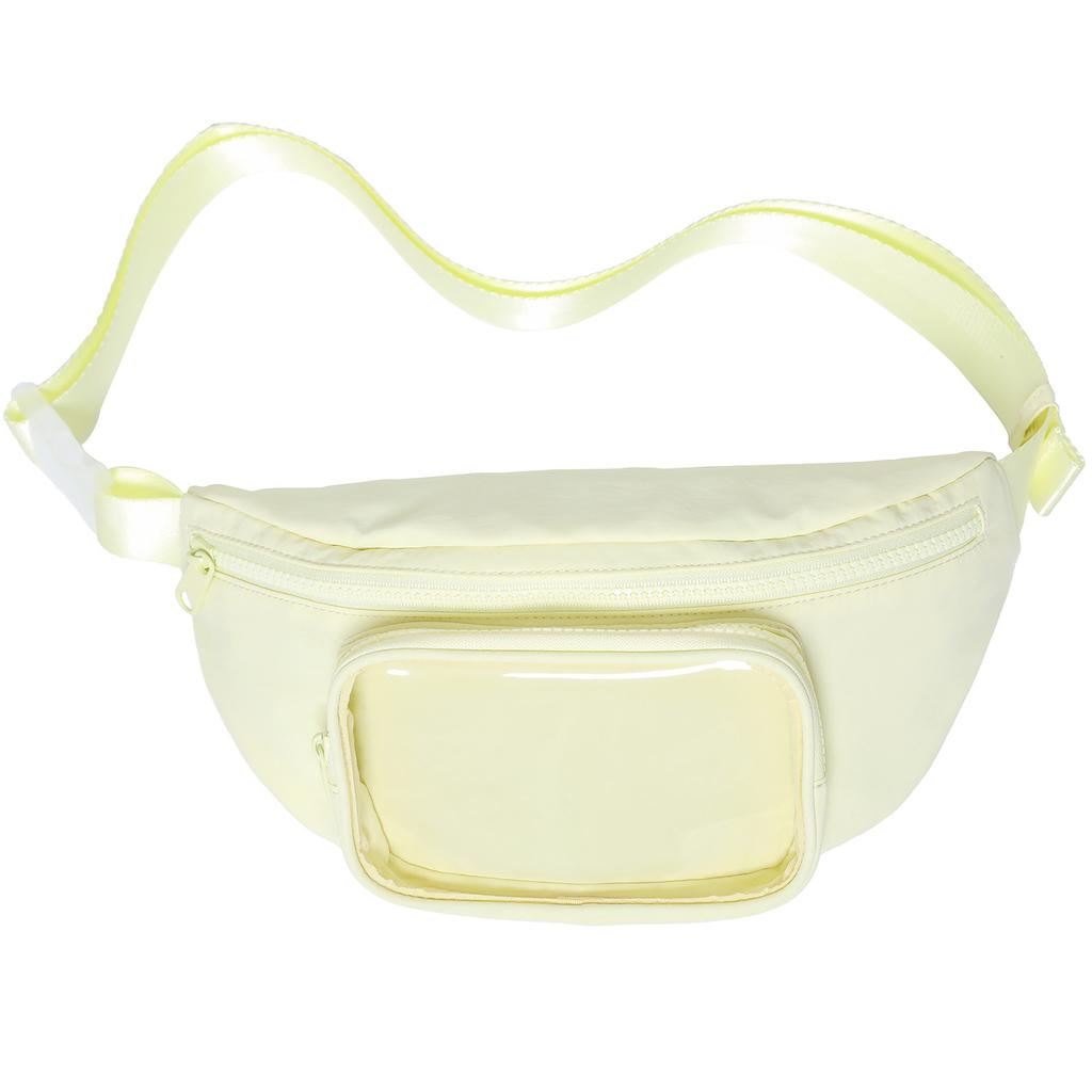 Schmerztasche, Kleiner Appetit, Schmerzschicht Brusttasche, Damen Frühling und Sommer Transparente Tasche, Leichte Wasserdichte Nylon Umhängetasche, Herren Bauchtasche