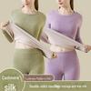 Men's Thickened Wool Silk Thermal Underwear Set for Autumn and Winter