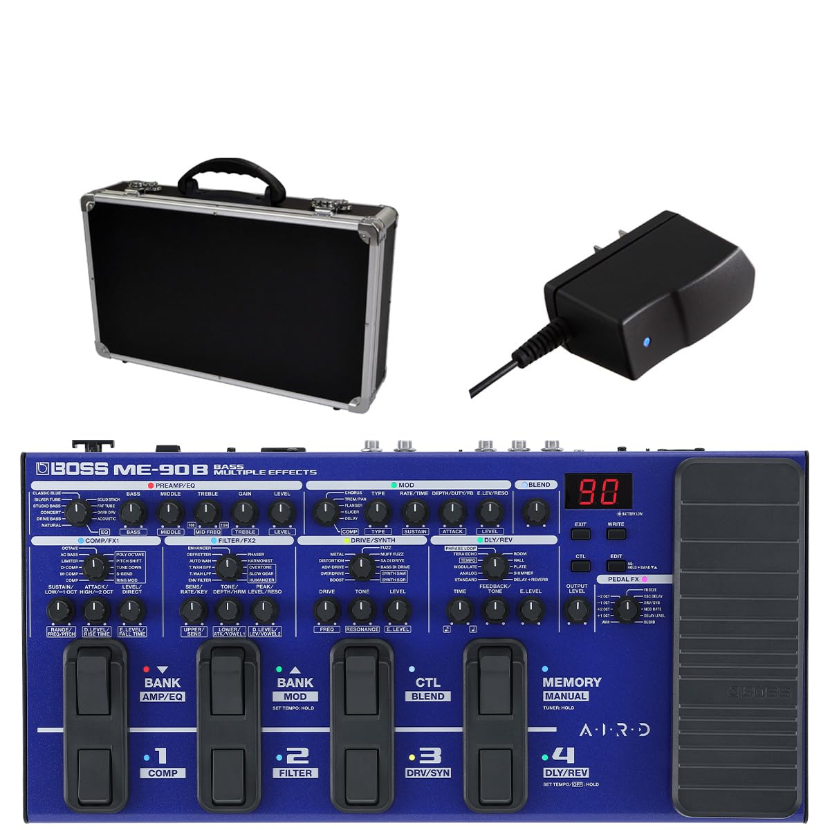 

BOSS Effector Board Set Multi Effector for Electric Bass with DI BOSS ME-90B + PSA-100S +