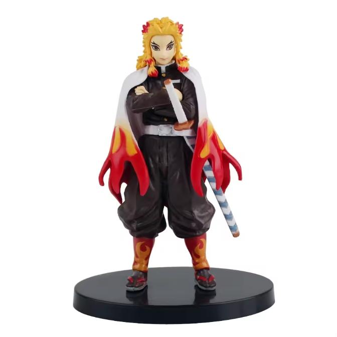 Hot Demon Slayer Anime Figure Tanjirou Agatsuma Zenitsu Kyoujurou Anime Model Action Figure PVC collection Toy for Kids Gift
