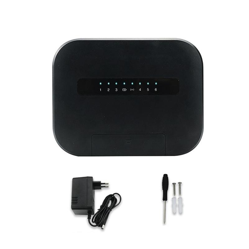 

6-зонный WiFi-контроллер полива Tuya, умная система полива для помещений, дистанционное управление со смартфона, работает с Smart Life, EU вилка