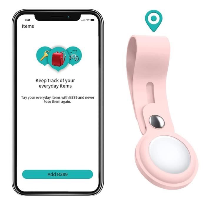 Husă - Phonillico - AirTag 2021 - Silicon Moale - Set de 2 - Bucle Detașabile