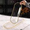 Nordic Phnom Penh Glass Tray Oval Dessert Plate Western Food Plate Household Bathroom Tray Jewelry Storage Plate Glass Tableware