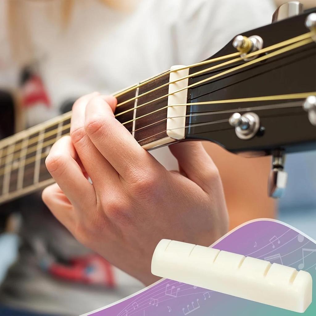 Classical Folk Guitar Bridge, Nut & String Pins Set for Martin/Yamaha