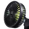 Car Cooling Fan, Vehicle Fan 3 Speeds Wind Micro USB Strong Portable Seat for