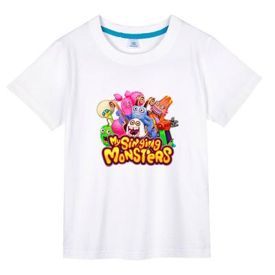 Meine singenden Monster Kurzarm Kinder T Shirts Sommer Neue 100% Baumwolle Junge Mädchen Baby Shirt Tops Casual Kinder Kleidung