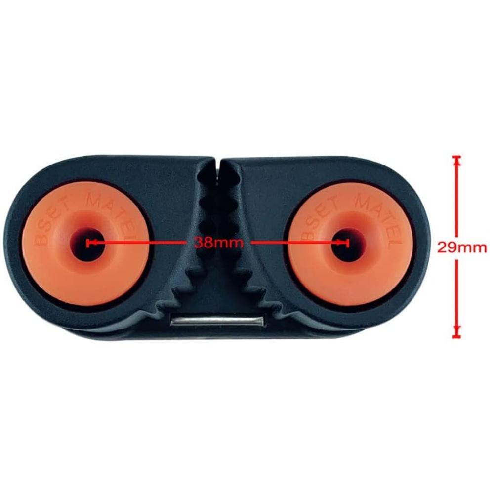 Cam Cleats, 2 Row Matic Ball Bearing Cam Cleat,  Fast Entry Cam Cleats For 3-12mm Line For Sailing Sailboat Kayak Canoe Dinghy 