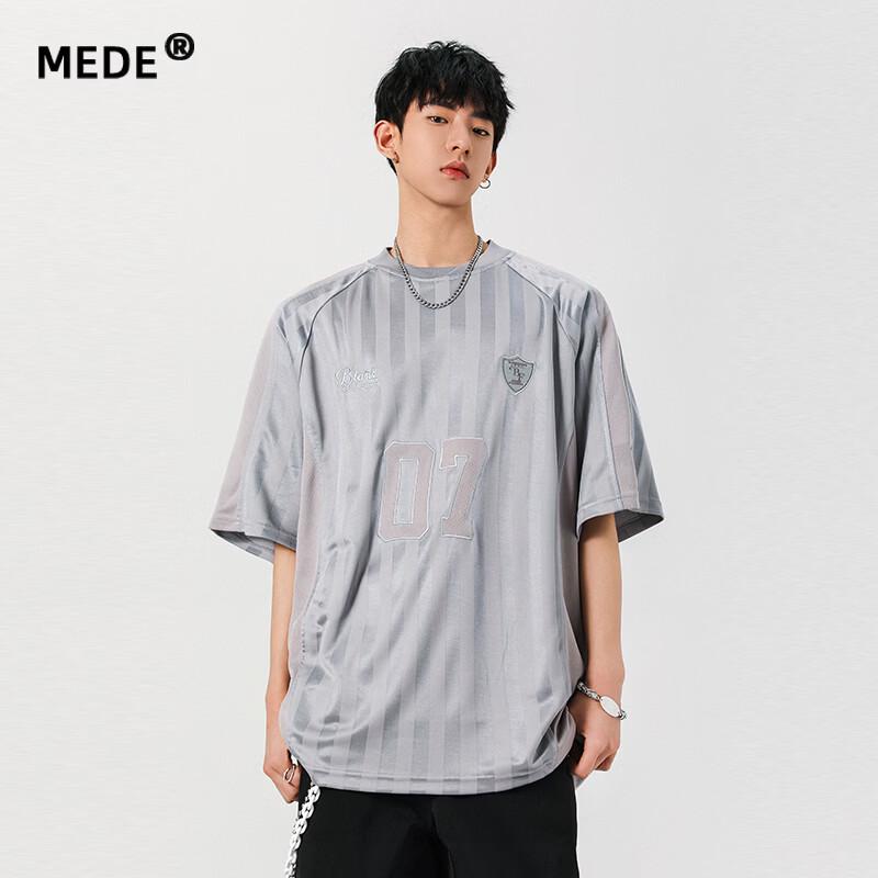 MEDE Men s Retro Style Short Sleeve T-Shirt L