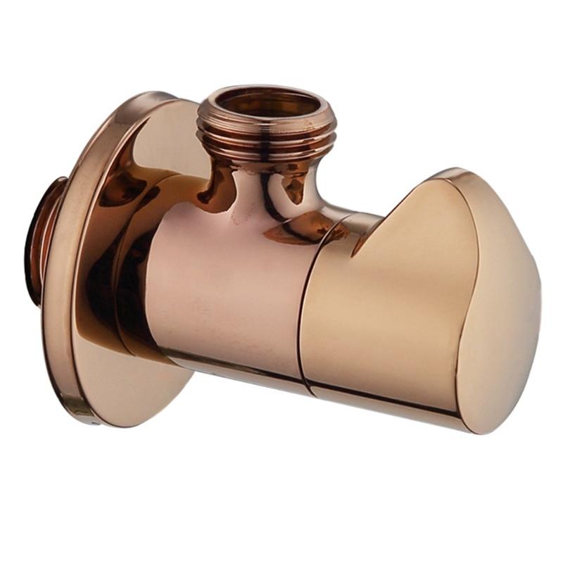 High Temperature Pressure Resistant Angle Valves Easy Installation Standard G1/2 Thread Leak Proof Valves for Plumbing