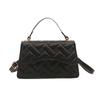 Niche Design High-value Diamond Style Bag Women's 2025 New Trendy Fashion Versatile Woven Pattern Small Square Bag