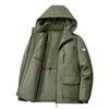 Jachetă de exterior pentru bărbați Big&Tall 8XL Căptușită cu fleece Groasă Caldă Jachetă de iarnă Drumeție Camping Geacă de vânt Mărime Mare Îmbrăcăminte exterioară Palton cu glugă