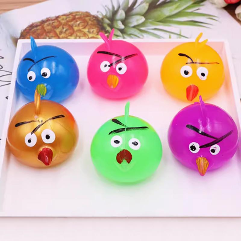 

Прозрачный мяч-яйцо для снятия стресса - сжимаемая игрушка для детей