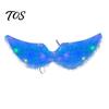 LED Costume Accessories Light-Up Angle Wing, Glowing Feather Wing for Kids Girls, Light Up Performance Wings Fairy Props Christmas Halloween Stage Led