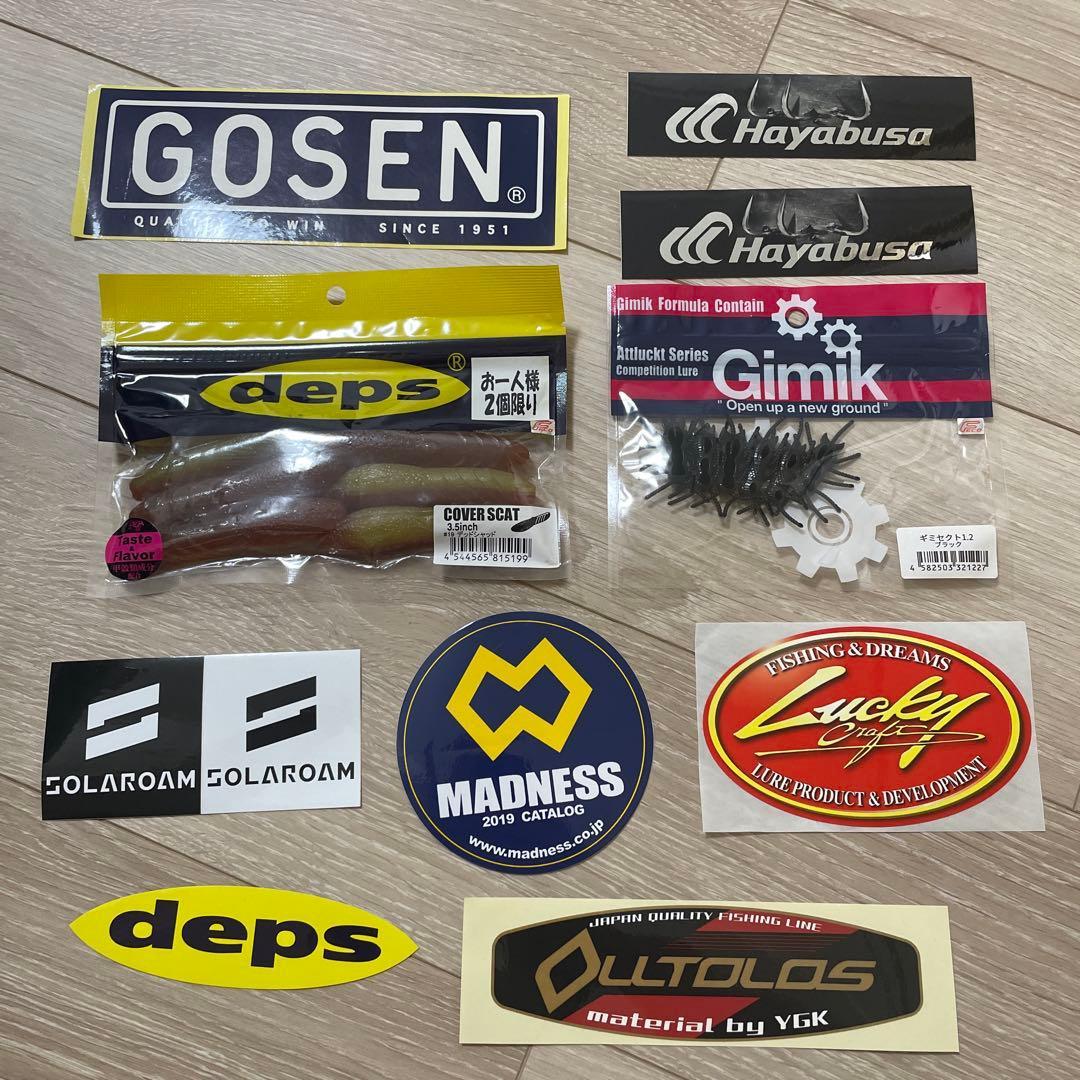 Used deps COVER SCAT 3.5inch Sticker Set