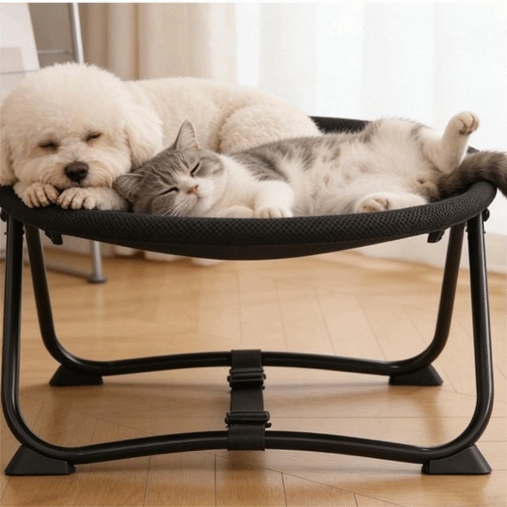 Sturdy Frame Cat Sofa Bed Foldable Cat Marching Bed Dog Elevated Bed  Outdoor Camping
