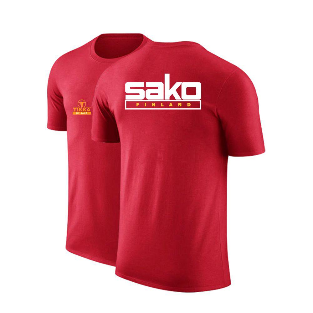 Tikka By Sako Finlandia Logo Armi da Fuoco 2022 Unisex Nuove Magliette Casual Estive Sportive a Maniche Corte Harajuku Top Comodi