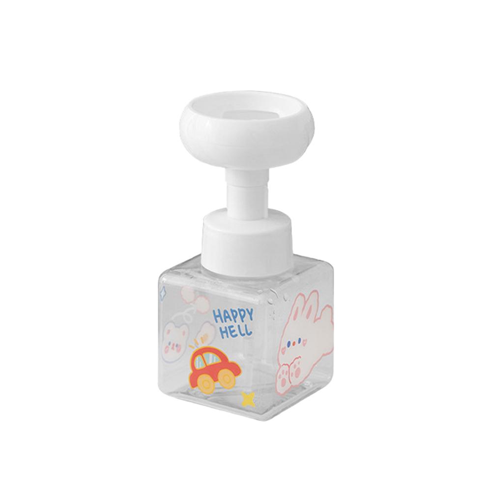 Blumenschaum Schäumende Flasche Kreative Pressart Spenderflasche Niedlicher Badezimmer Lotion Duschgel Handseife Aufschäumer