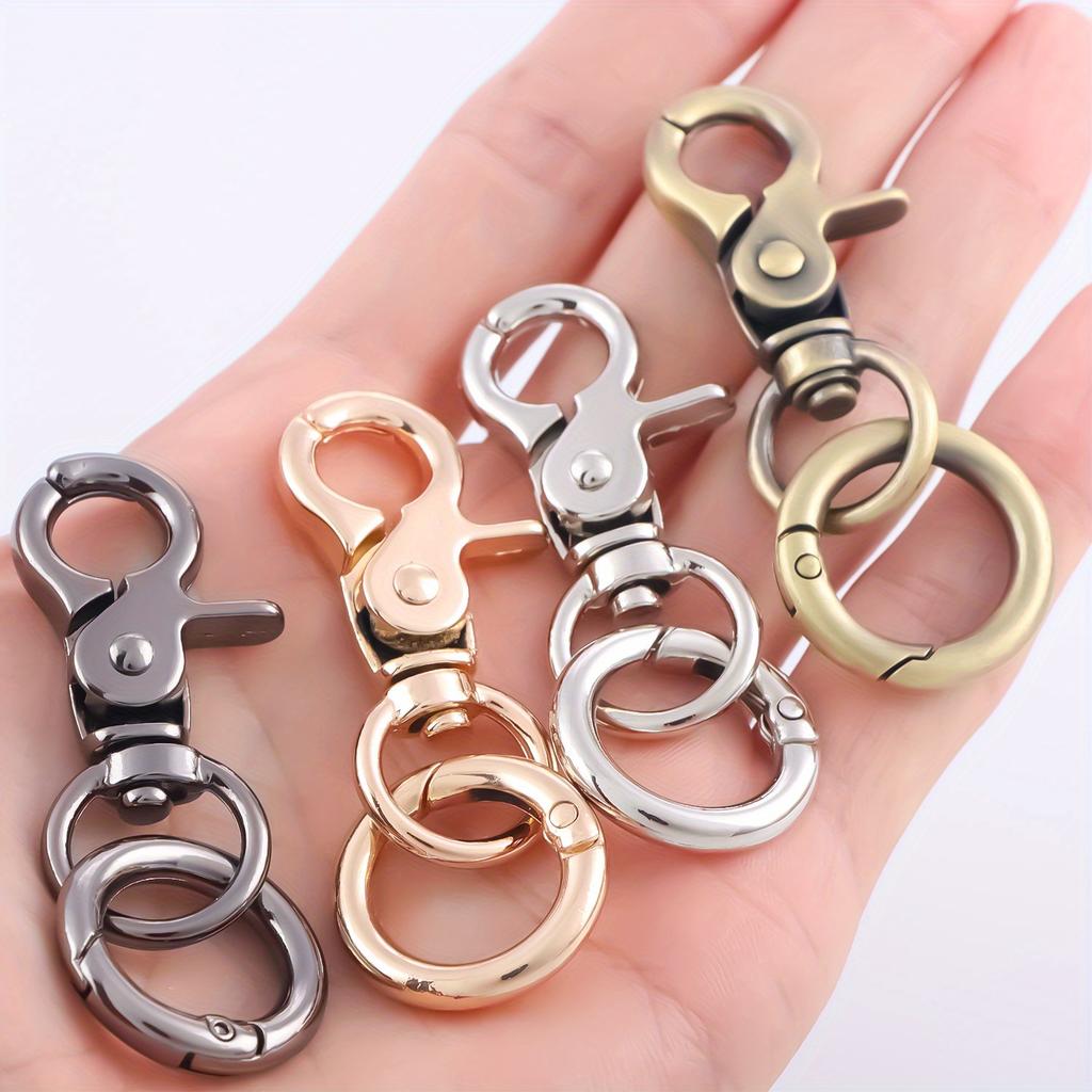 2pcs Metal Buckle Keychain Hook Car Keychain Accessories KeyChain Ring Outdoor Keychain Accessories