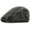 HT4804 Mens Berets Women Spring Summer Autumn Denim Cap Artist Painter Beret Hat Male Female Ivy Flat Cap Adjustable Beret Cap