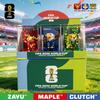 Mascote Oficial Licenciado pela FIFA da Copa do Mundo de 2026 Conjunto Colecionável de 3 Peças Lembrança para Fãs Garra Maple & Liberdade / 6 cm / 2,36 polegadas - Resina
