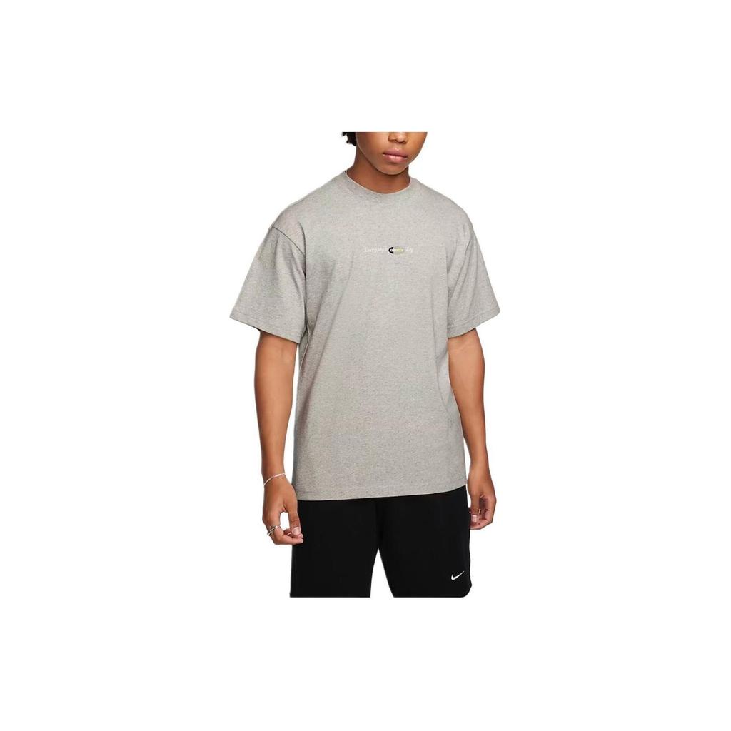 Nike Ss24 Air Max Day Series Loose Fit Crew Neck Short Sleeve T-Shirt Men Tops Gray FZ7619-050