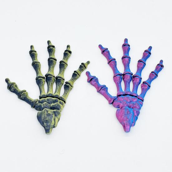 Ghost Hand Decoration Realistic 3D Printed Skeleton Hand Model Haunted House Ornament DIY Project Accent