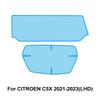 Car Dashboard Screen Protector Transparent Film for Citroen C5X 2025-2025 Anti-Scratch GPS Navigation Pre-cut PPF Cover Sticker