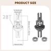 1:28 RC Car Differential Assembly Accessory Modification Aluminum Alloy Replacement