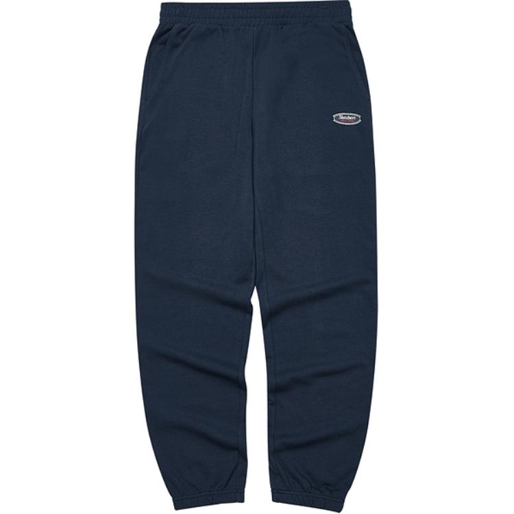 Skechers Soft And Comfortable Knitted Sports Pants Men Bottoms Navy-Blue L324M022-002Z M