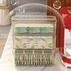 Acrylic Coffee Capsule Storage Box Flip Top Cosmetic Brush Organizer Tea Bag Storage Box  Kitchen
