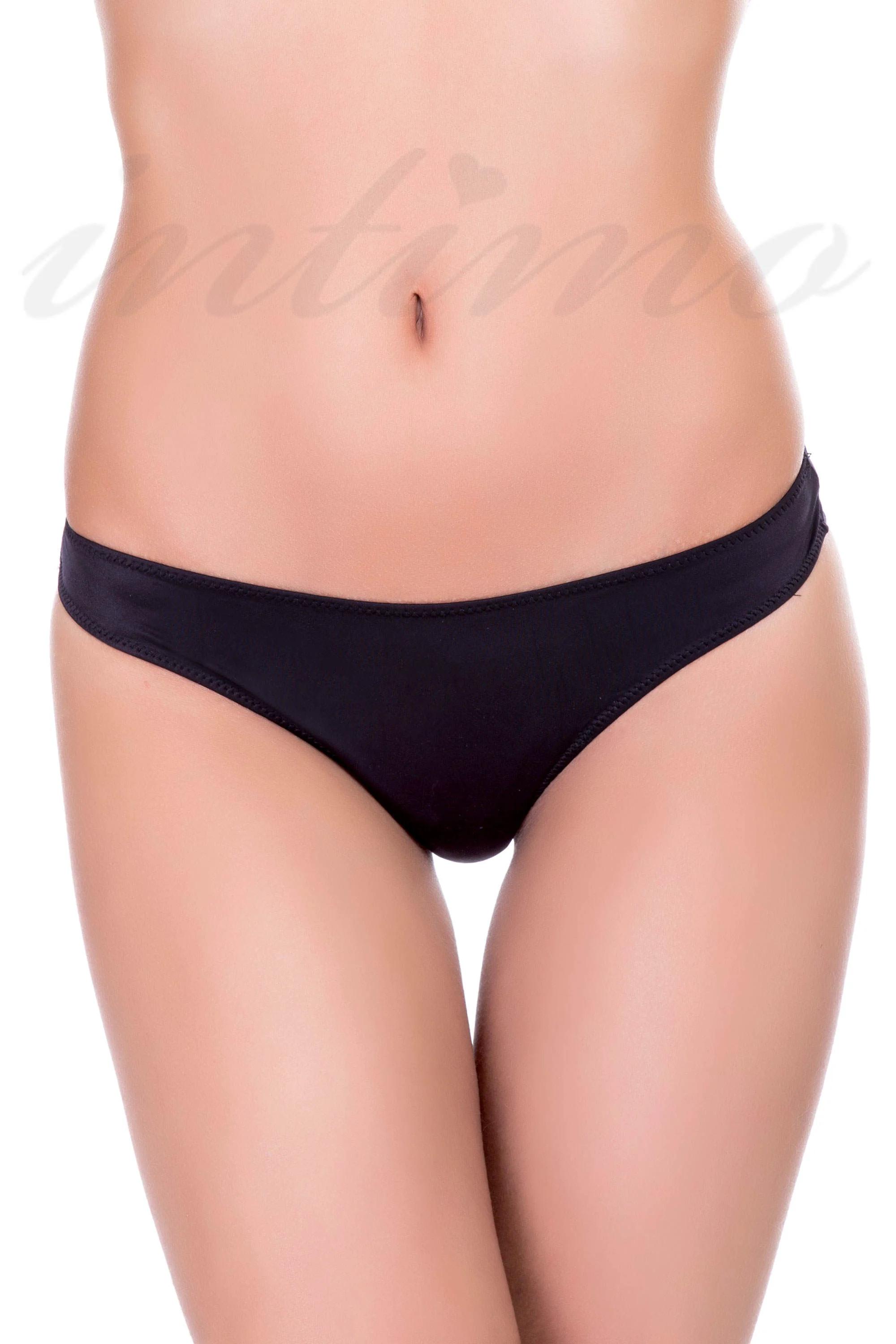 

Трусики бразиліана Lormar (12992) 3(M) прозорий колір чорний