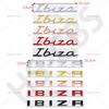3D Metal Ibiza Emblem Car Rear Trunk Stickers Auto Body Decal Badge For Ibiza Letter Logo Decal Stickers Car Styling Accessories